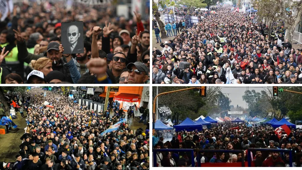 Más de 1 millón de personas despidieron a ♰ Carlos Alberto Solari (Indio Solari).