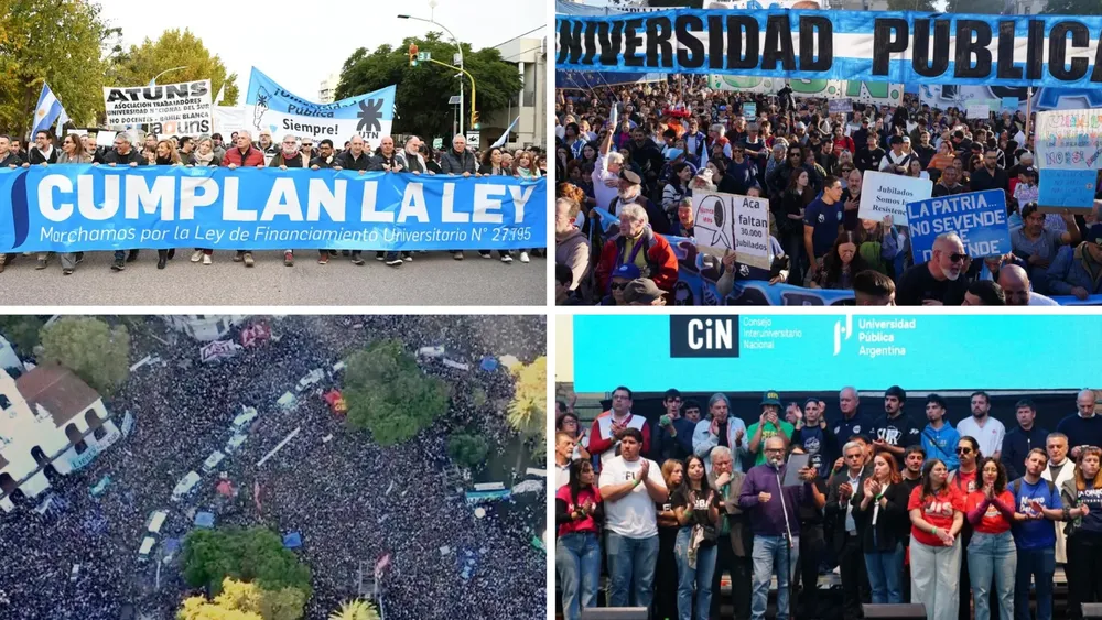 Marcha Federal Universitaria. 
