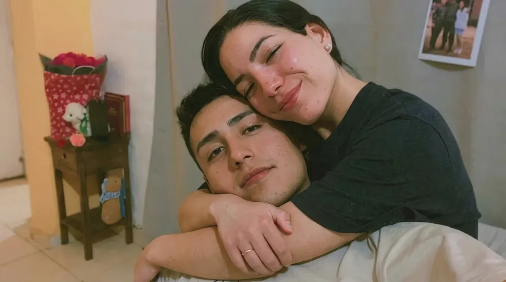 Carlos Gonzalo Rivero y ♰ Camila Agustina Vecchiarello.