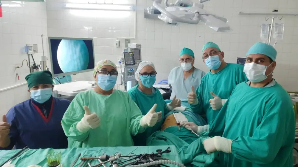 Primera cirugía colecistectomía videolaparoscópica en Tinogasta.
