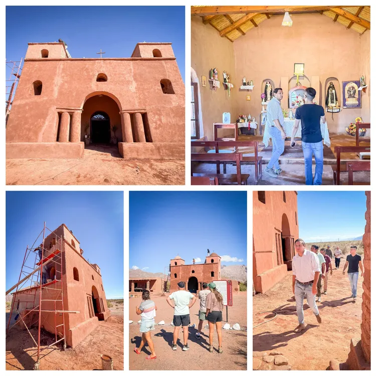 Restauración de la Iglesia Nuestra Señora de Andacollo en El Puesto.
