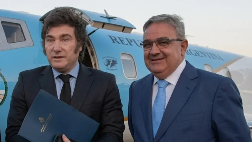 Javier Gerardo Milei y Raúl Alejandro Jalil. 
