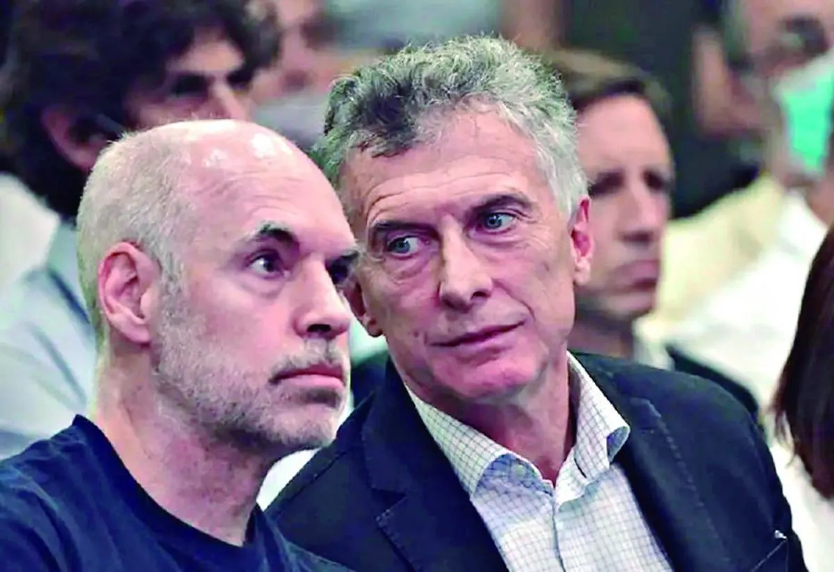 Horacio Antonio Rodríguez Larreta junto a Mauricio Macri.
