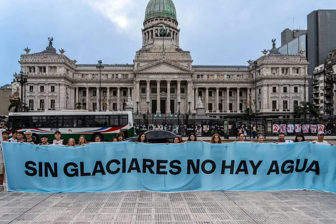 "Sin glaciares no hay agua".