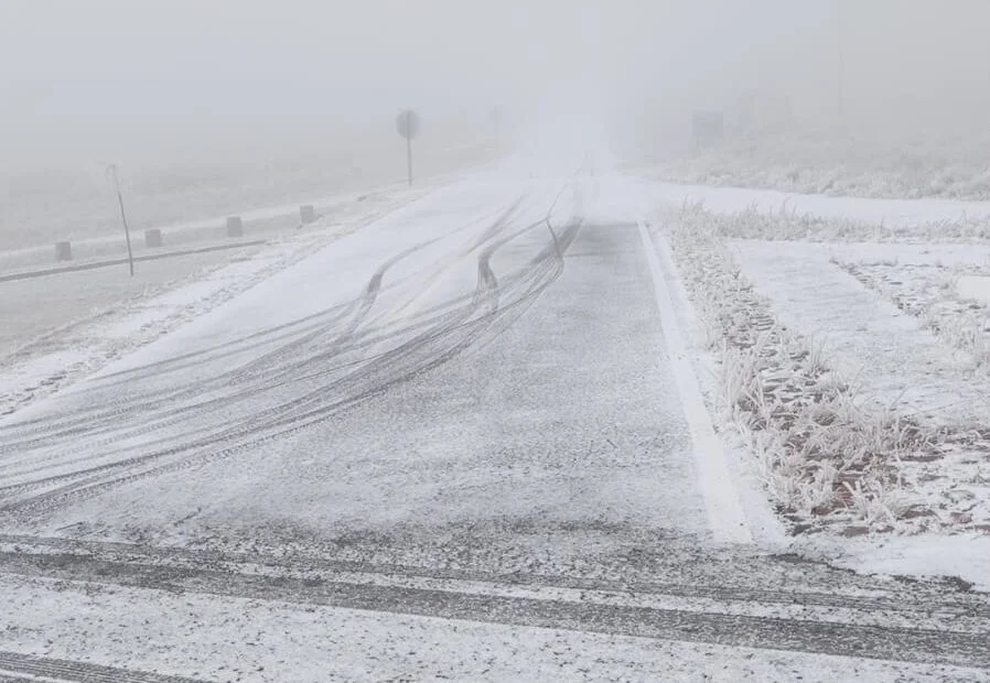 Rutas de Catamarca nevadas.