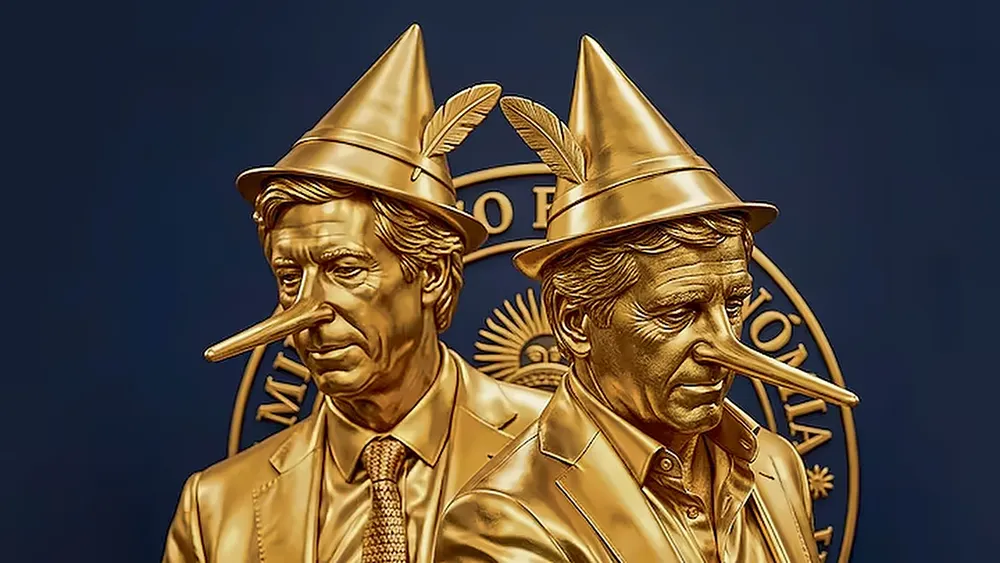 Pinochos de oro: Santiago Bausili y Luis Andrés Caputo.