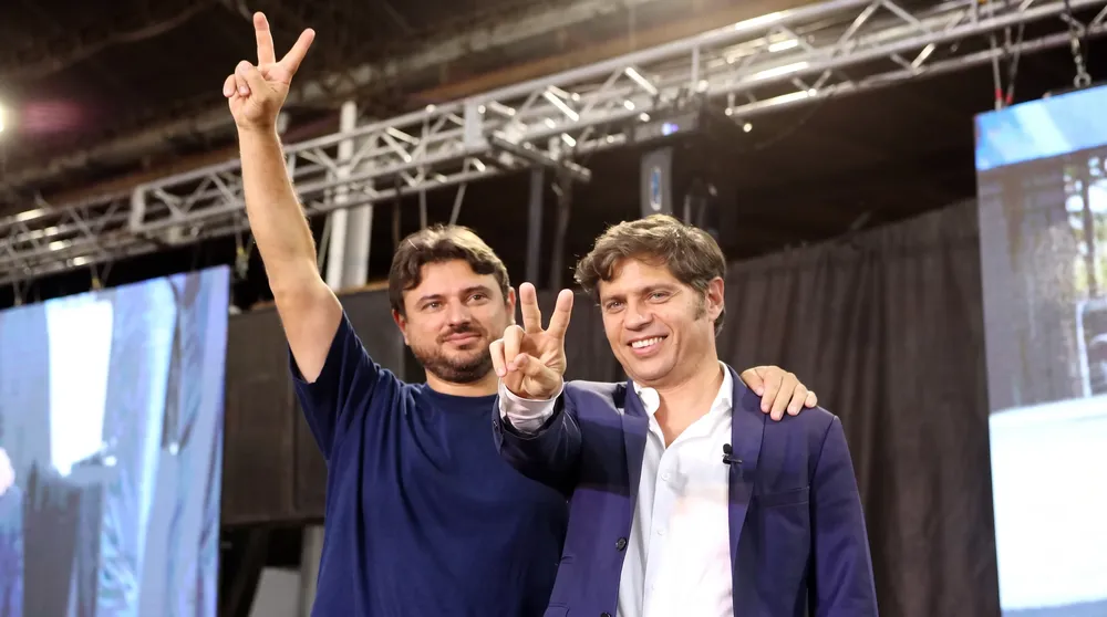 Juan Grabois y Axel Kicillof.