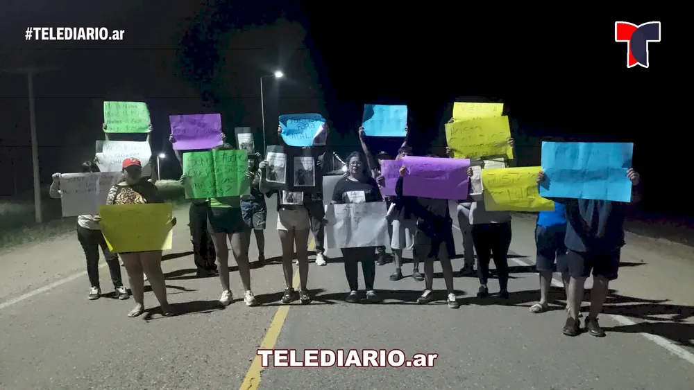 Familiares de Natali Maribel Delgado.