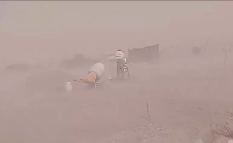 Viento zonda en Fiambalá.