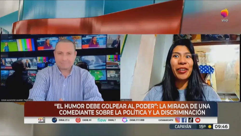 Nata Calpurnia en Canal 7 TV PÚBLUCA CATAMARCA.