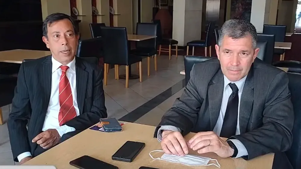 Raúl Héctor Da Prá y Juan Pablo Morales.