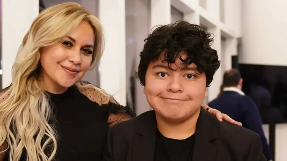 Verónica Ojeda y Diego Fernándo Maradona.
