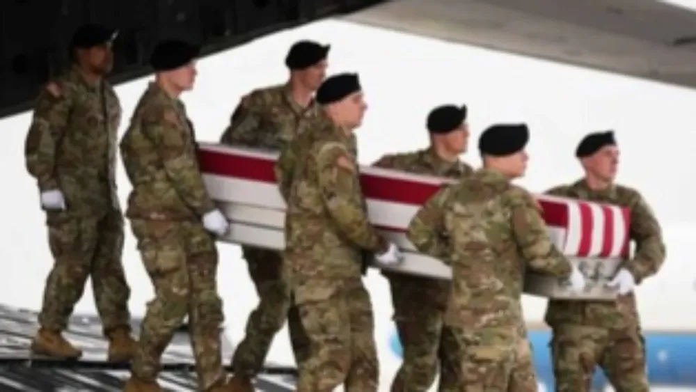 Soldados de EE.UU. muertos en la guerra contra Irán. 