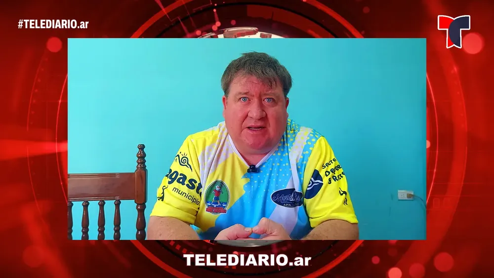 Jorge Fernando "Gogoro" Juárez en TELEDIARIO. 