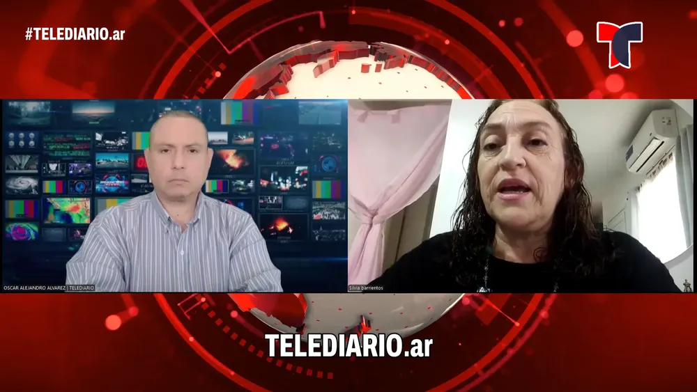 Silvia Leonor Barrientos en TELEDIARIO.