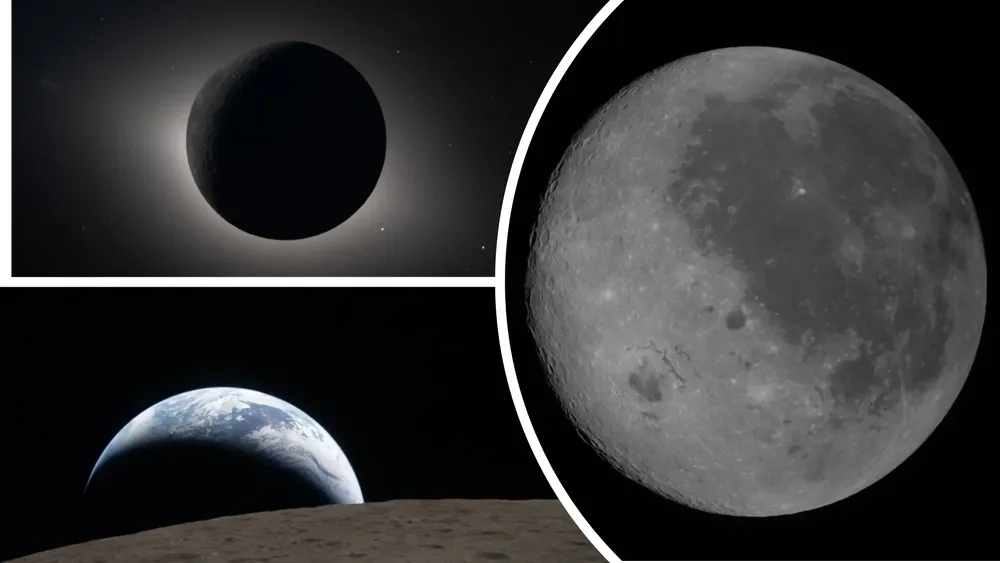 Artemis II muetra la luna.