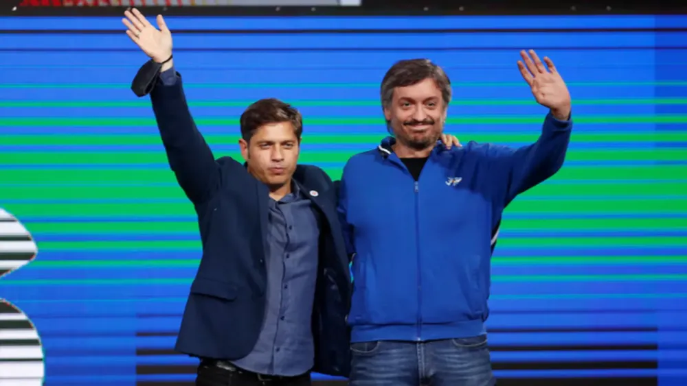  Axel Kicillof y Máximo Carlos Kirchner Fernández. 