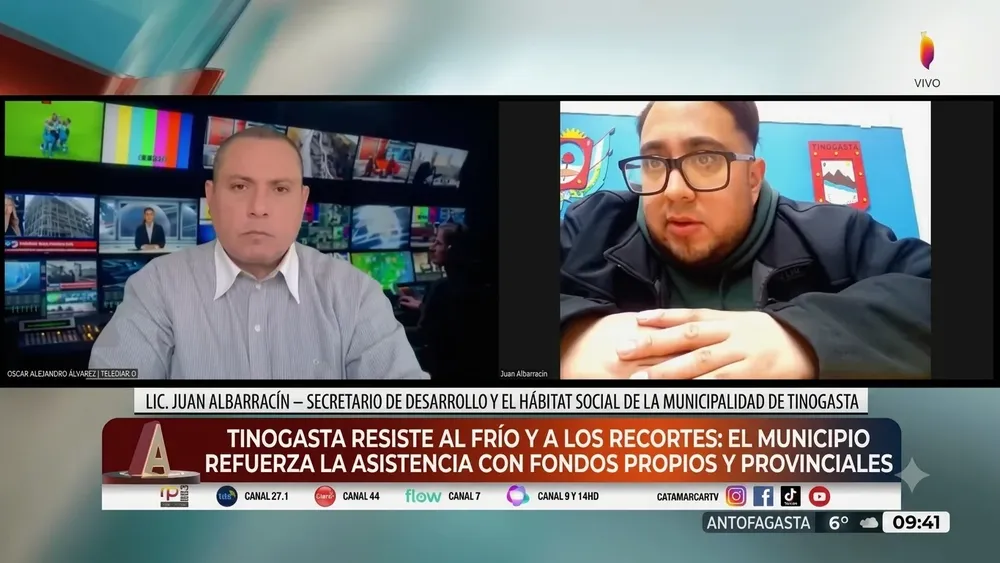 Juan María Albarracín en Canal 7 TV PÚBLICA CATAMARCA. 