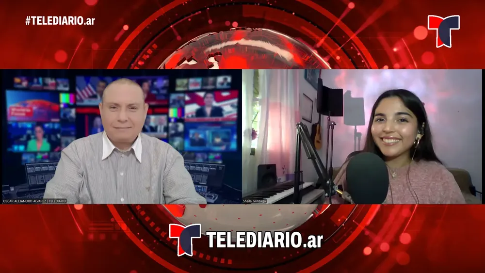 Shei Gonzaga en TELEDIARIO. 