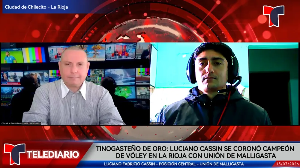 Luciano Fabricio Cassin en TELEDIARIO.