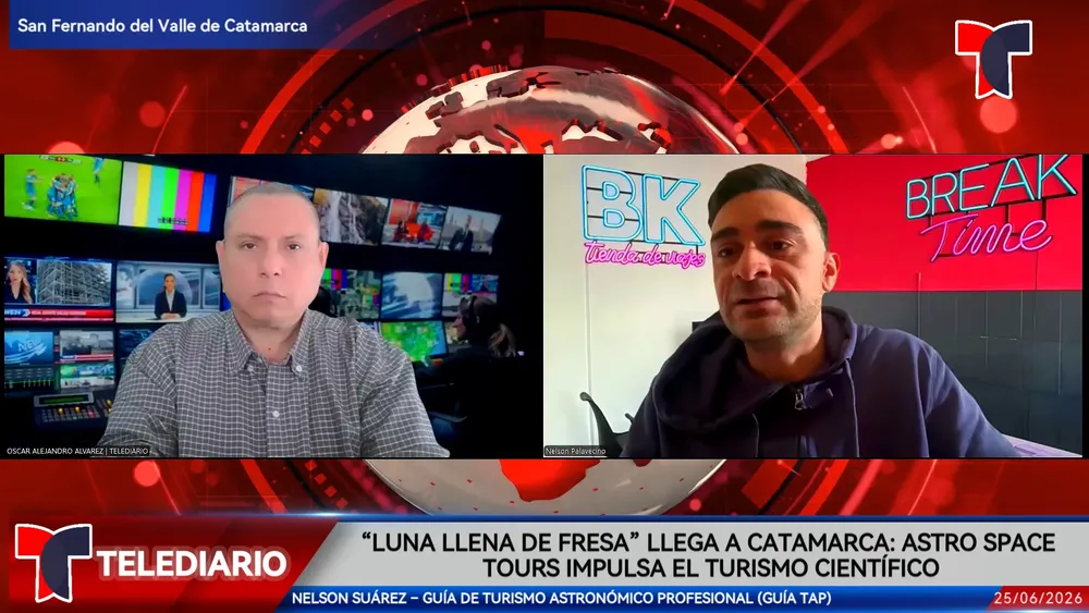 Nelson Suárez en TELEDIARIO.