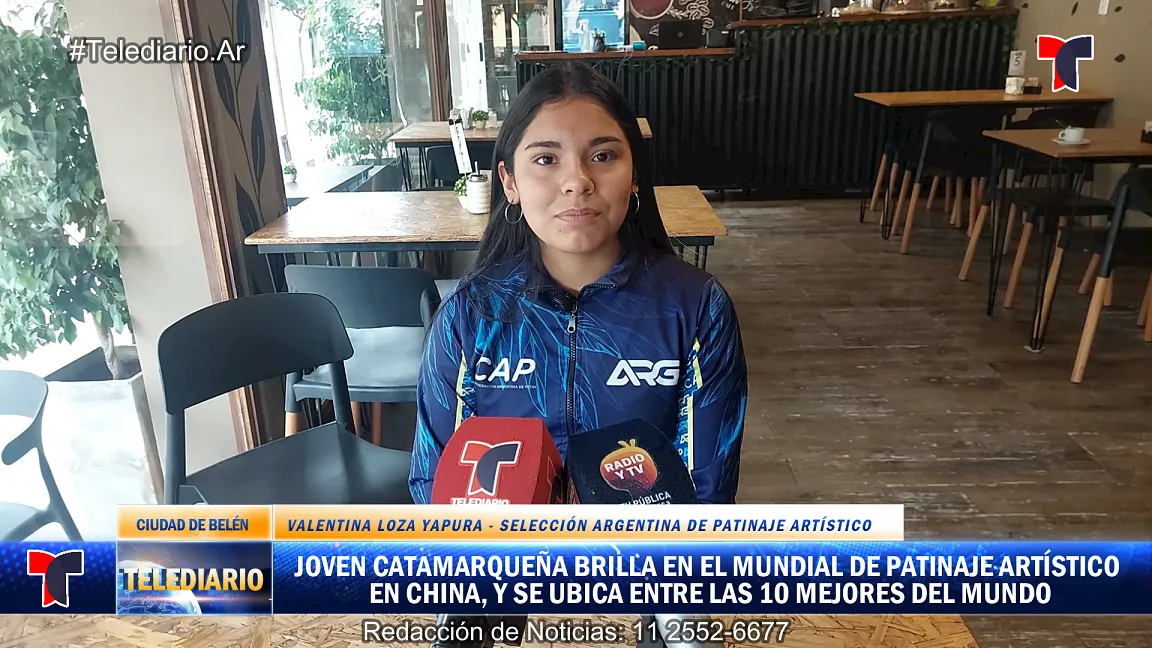 Valentina Loza Yapura en Telediario.