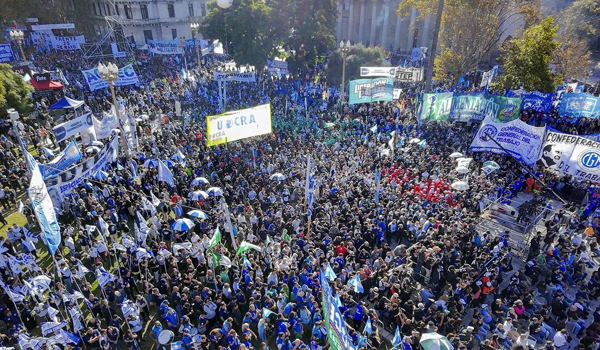 Marcha de la CGT por el Día del Trabajador. 