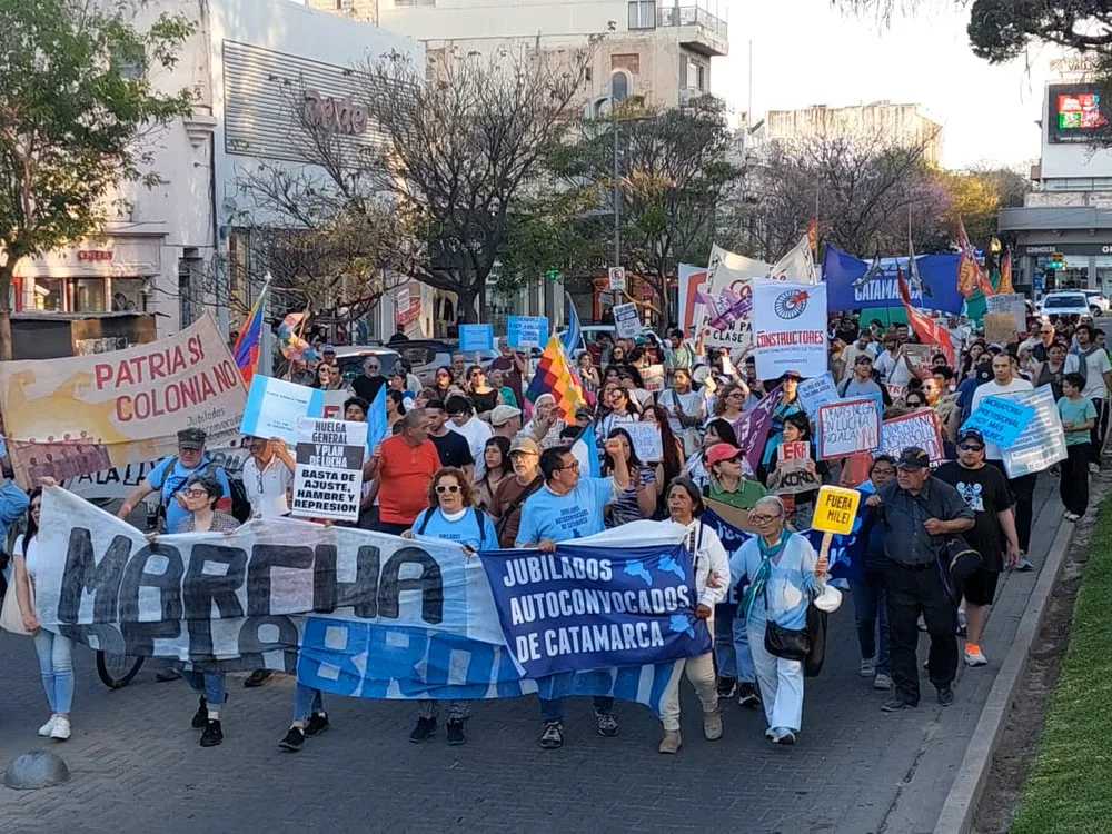 Marcha de la Bronca en Catamarca.