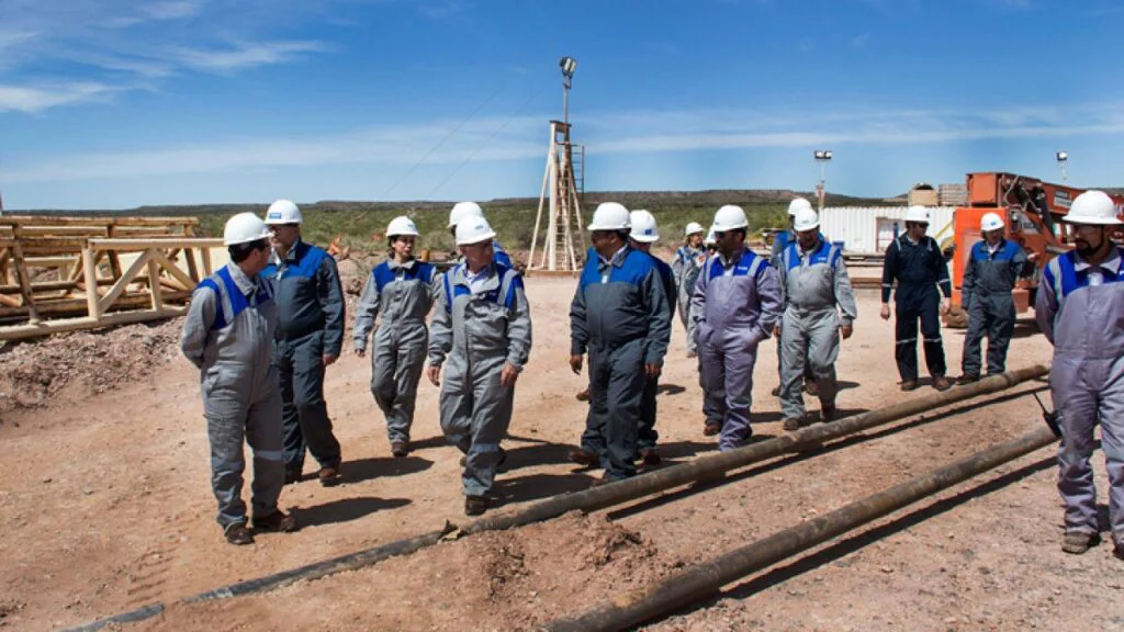 Trabajadores de YPF. 