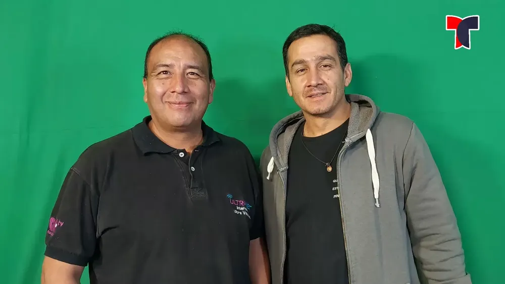 ♰ Manuel Salvador Villanueva y Roberto "Chueco" Díaz.