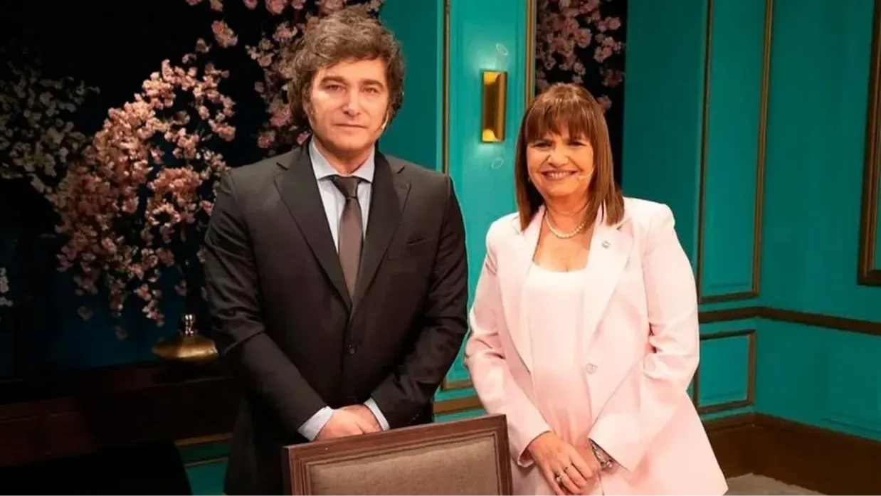 Javier Gerardo Milei y Patricia Bullrich.