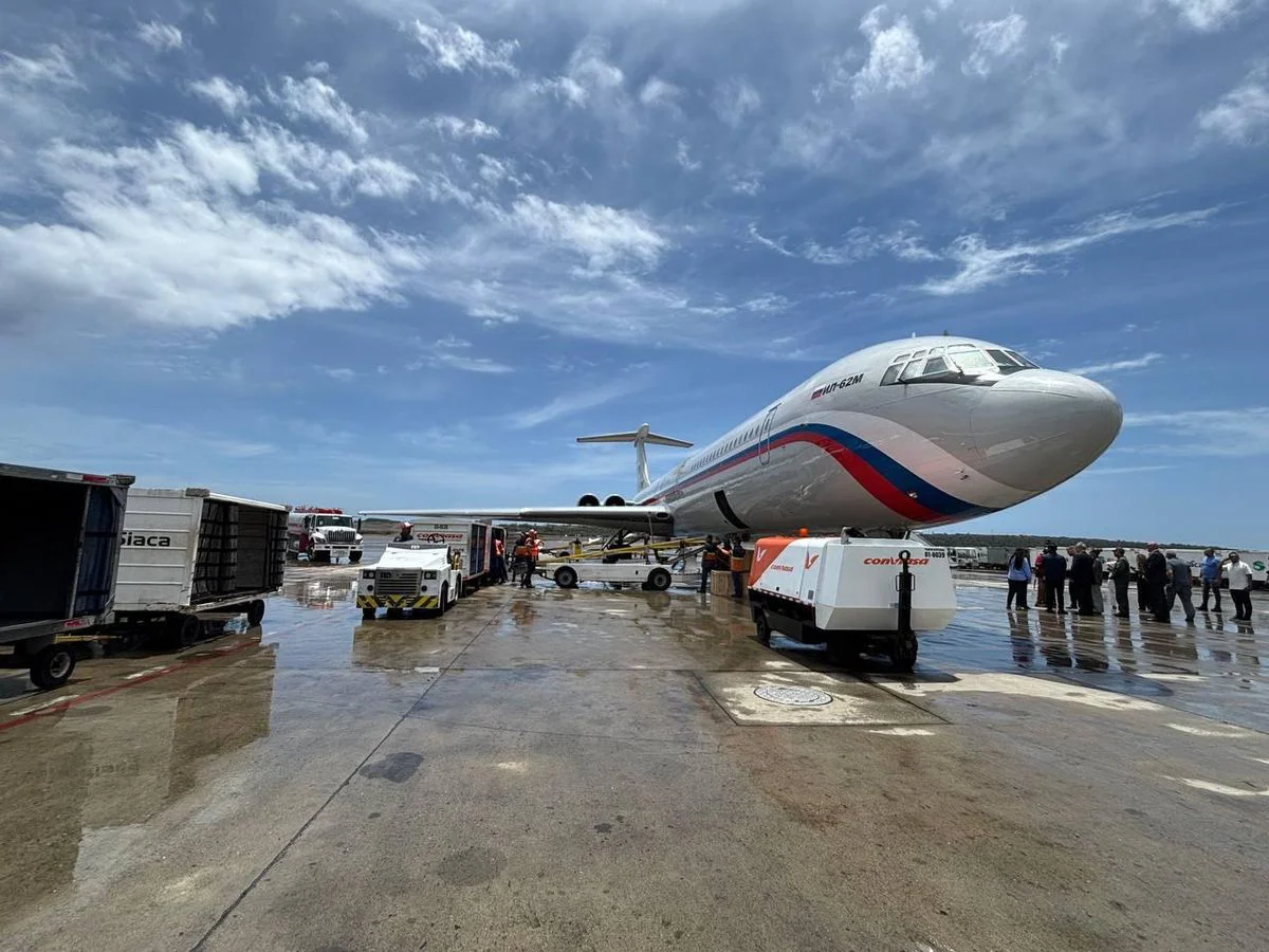 Avión de la Fuerza Aérea rusa.