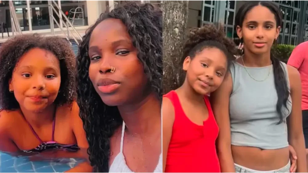 Jenny Mavinga y sus hijas.