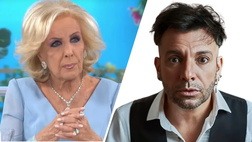 Rosa María Juana Martínez Suárez​​ (Mirtha Legrand) / Jorge Martín Bossi.