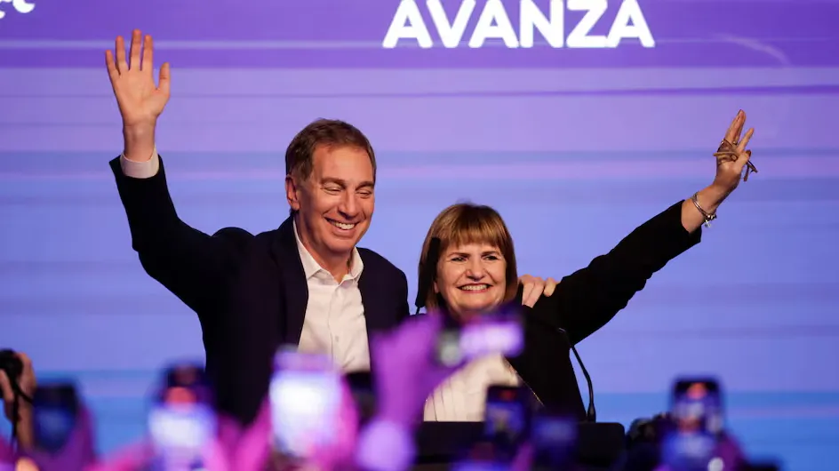 Diego César Santilli y Patricia Bullrich.