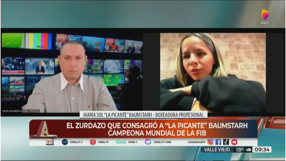 María Sol “La Picante” Baumstarh en la TV PÚBLICA.