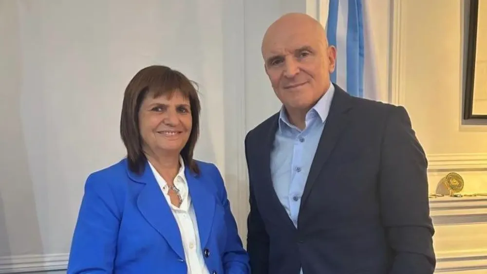 Patricia Bullrich y José Luis Espert.