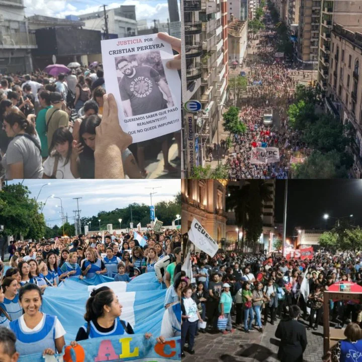 Docentes de Argentina con huelgas, movilizaciones y reclamos salariales.