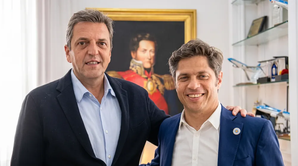 Sergio Tomás Massa y Axel Kicillof.