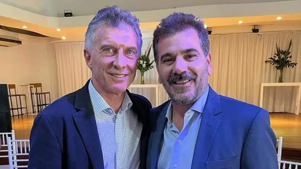Mauricio Macri y Cristian Adrián Ritondo.