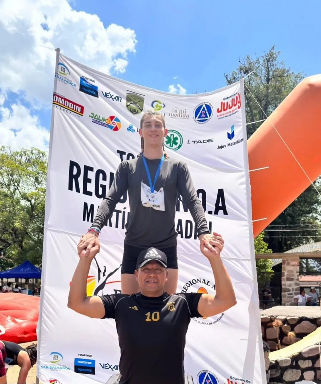 Pedro Valentín Olmos y Carlos “Kaly” Reinoso. 