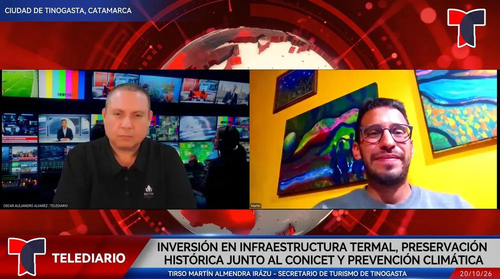 Tirso Martín Almendra Irázu en TELEDIARIO Argentina.