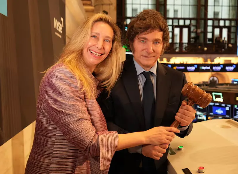 Karina Elizabeth Milei y Javier Gerardo Milei.