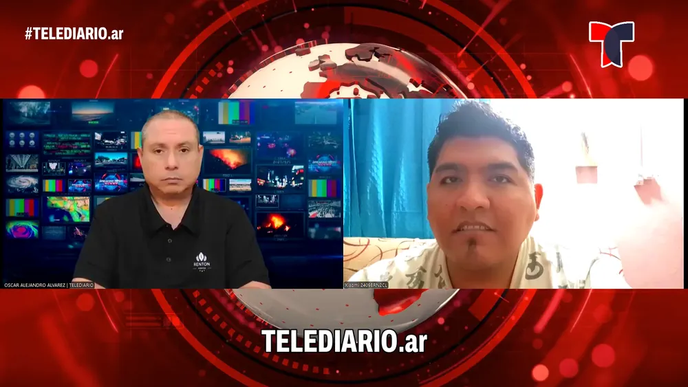 Ricardo Alejandro Martínez en TELEDIARIO.