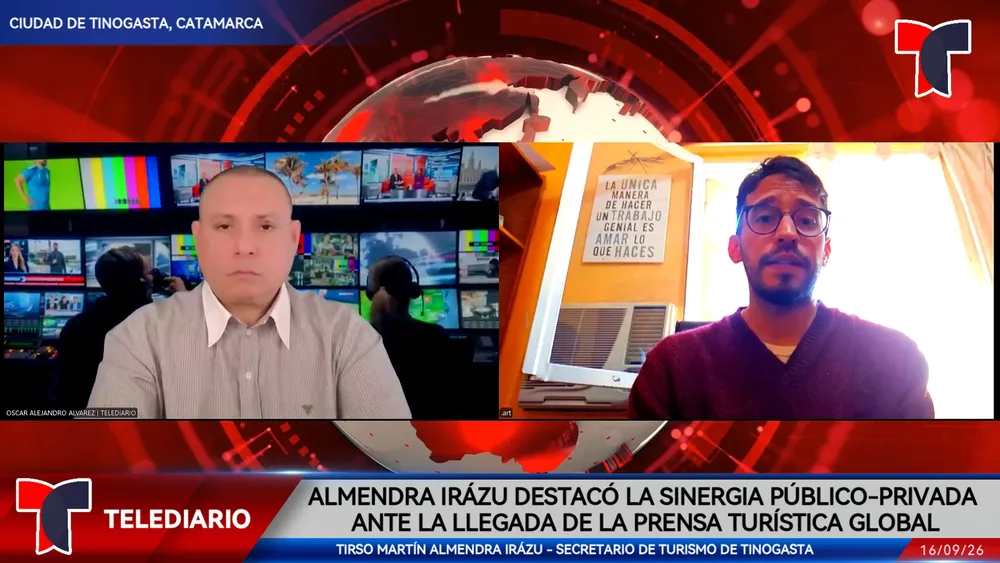 Tirso Martín Almendra Irázu en TELEDIARIO Argentina.