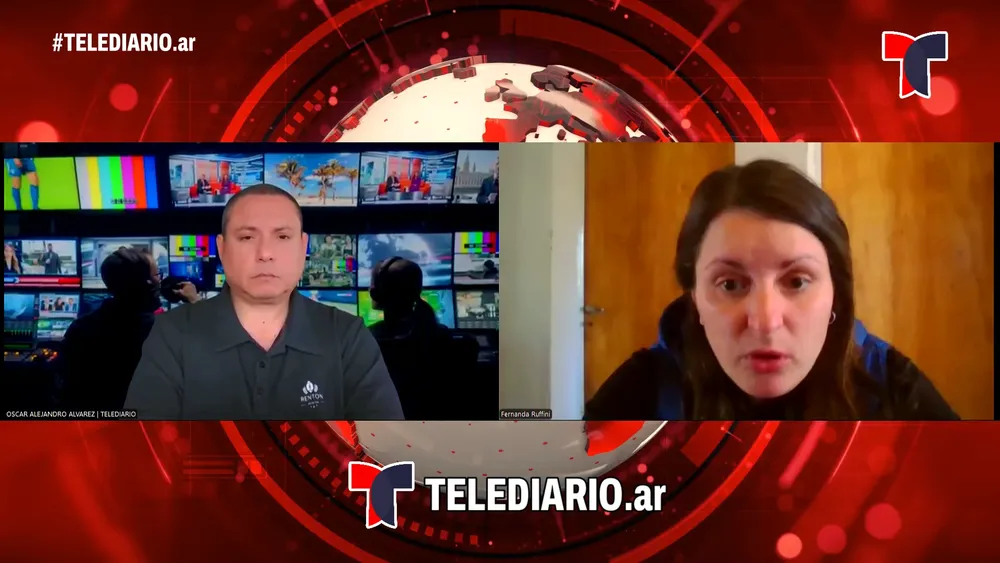 Fernanda Ruffini en TELEDIARIO.