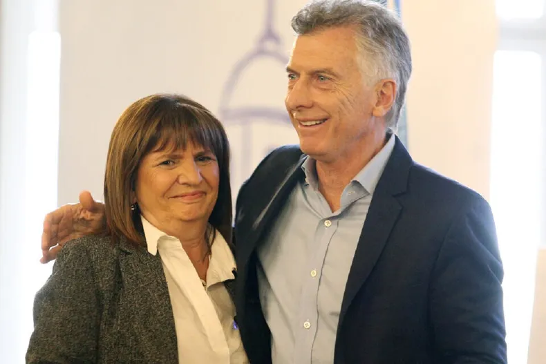  Patricia Bullrich y Mauricio Macri.