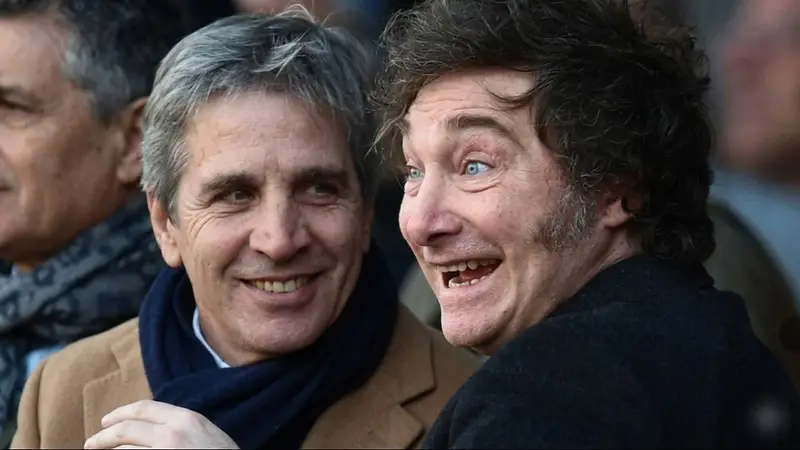Luis Andrés Caputo y Javier Gerardo Milei.
