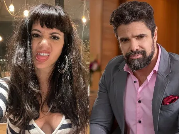 Griselda Siciliani  y Luciano Castro.