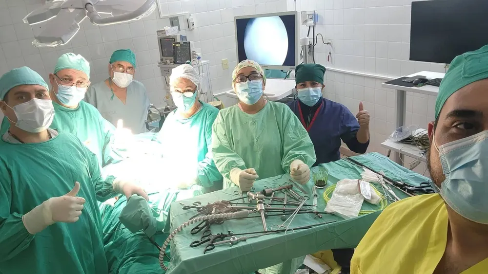 Primera cirugía colecistectomía videolaparoscópica en Tinogasta.